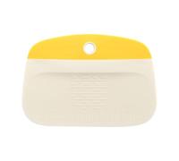 Bread Scraper - Multipurpose Kitchen Pastry Cutter Tool | Pizza Cutter Tool With Scale Ruler | PP Dough Divider For Baking Cookie Vegetable Cake Pastry Manual Spatula Hook Hole Design 15x10.5cm Baking