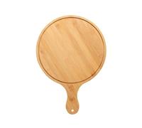 Bread Serving Board Snack, Multi-Functional Kitchenware Round Food Steak Plate, Thicken Pizza Baking Tray, Cutting Board Cheese Paddle(11inch)