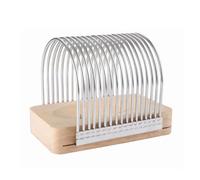 Bread Slicer, Detachable Homemade Bread Cutting Guide Non-Slip Cheese Cutter with Wooden Base&2 Nails for Kitchen Bread Potato Cheese