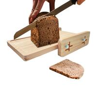 Bread Slicer Guide, Adjustable Loaf Cutter, 10.63x7.09x2.36 Inches Horizontal Crumb Tray, Kitchen Gadget, Versatile Design for Baking, Cakes, Toast, Bagels, Perfect for and Artisan Breads