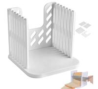 Bread Slicers for 10mm Slice Bread, Detachable Cutter, Plastic Manual Bagel Slicer, Reusable Slicer Machine for Kitchen Travel 6.3x5.9x5.7 InchBread
