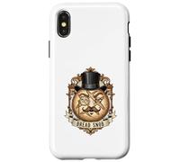 Bread Snob Funny Sourdough Baking Vintage Gentleman Loaf Case for iPhone X/XS