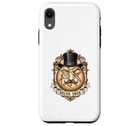 Bread Snob Funny Sourdough Baking Vintage Gentleman Loaf Case for iPhone XR