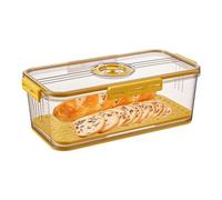 Bread Storage Containers, Time Recording Bread Box B-read Bin Airtight With Lid, d Container With Air Valve, Bre-ads Loaf Keeper For Homemade B-read, Toast, Bagel, Donut And