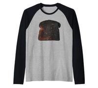 Bread Toast Burnt Halloween Easy Costume Idea Raglan Baseball Tee