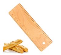 Bread Transfer Peel, 13 inch Wooden French Bread Flipping Board with Scale, French Stick Transfer Tool Moving Tray for Baking Breads, Loaves, Ciabatta, Pizzas, Biscuits, Pastries, Kitchen Bakeware