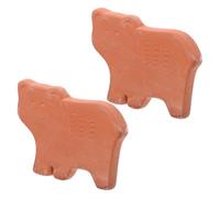 Bread Warmer Stone Rustic 2pcs Terracotta for Serving Basket