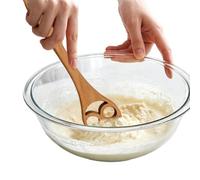 Bread Whisk Handheld Wooden Seamless Stirring Mixer Tool