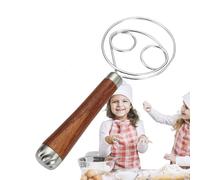 Bread whisk: stable stirring tool made of stainless steel, baking accessories for mixing | Handy Flour Quirl for even stirring with homemade bread
