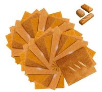 Bread Wrapping Paper for Gifts, Nteresting Rustic Bread-Shaped Baguette Toast Designs Packaging Pattern, Kraft Wrapping Paper That Looks like Bread, Oil-Resistant and Tear-Resistant(36pcs)
