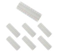 Breadboard 830 Pin Solderless Prototype PCB Board Kit for Arduino Proto Shield Distribution Connection Blocks Compatible with 830 Contacts, Pack of 7
