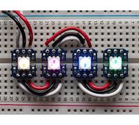 Breadboard Friendly RGB NeoPixel 4 Pack