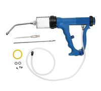 Breadom Adjustable Veterinary Syringe Continuous Soaking Gun Reusable Nozzle Adjustable Dose Livestock Self-contained Feeding Tool for Cow Sheep Pig and Goats