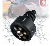Breadom Washer Nozzle Tip, Adjustable Pressure Washer Spray Nozzle Car Washing Machine Combination Quick Changeover Nozzle Head
