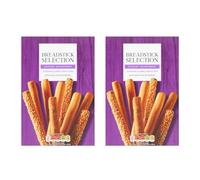 Breadstick Selection 120g Pack of 2,Perfect for serving with dips, cheeses, and charcuterie boards, or simply enjoyed on their own as a savoury treat.