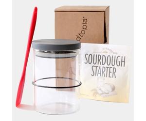 Breadtopia Sourdough Starter Kit | Get Started Making Delicious Homemade Sourdough Bread at Home | Ideal Gift for Bakers
