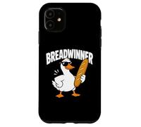 Breadwinner Goose Baguette Funny Food Graphic Case for iPhone 11