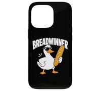 Breadwinner Goose Baguette Funny Food Graphic Case for iPhone 13 Pro