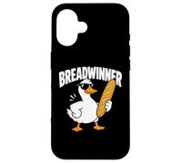 Breadwinner Goose Baguette Funny Food Graphic Case for iPhone 16