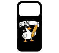 Breadwinner Goose Baguette Funny Food Graphic Case for iPhone 17 Pro