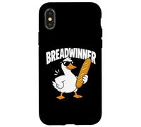 Breadwinner Goose Baguette Funny Food Graphic Case for iPhone X/XS