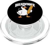 Breadwinner Goose Baguette Funny Food Graphic PopSockets PopGrip for MagSafe
