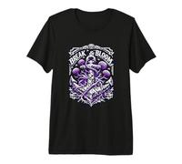 Break & Bloom Anchor Roots Flower Graphic Premium T-Shirt