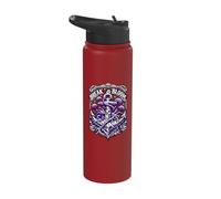 Break & Bloom Anchor Roots Flower Graphic Stainless Steel Insulated Water Bottle