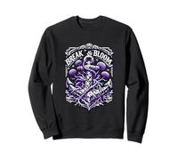 Break & Bloom Anchor Roots Flower Graphic Sweatshirt