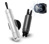 Break car Crystals and Belts with This 2-in-1 Tool. It can Break car Crystals with a Hammer and Comes in a 2-Pack.