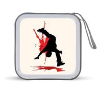 Break Dance CD Case Holder Portable 40 Capacity DVD Wallet Storage Organizer for Car Travel