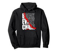 Break Every Chain | John 8:36 | Bible Motivational Pullover Hoodie