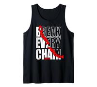 Break Every Chain | John 8:36 | Bible Motivational Tank Top