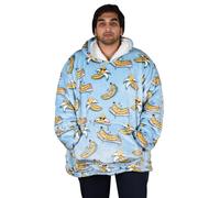 (Break Fast) Unisex Blanket Hoodie Sherpa Fleece Ultra Plush