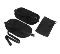 Break Foot Hng Mat, Reduce Foot Tiredness, Portable Foot Hanging Bag with Straps for Travel, Office, School and Under The Desk Black