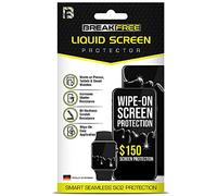 BREAK FREE Liquid Glass Screen Protector with $150 Coverage | Wipe On Scratch and Shatter Resistant Nano Protection for All Phones Tablets and Smart Watches - Universal Fit