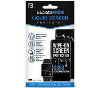 BREAK FREE Liquid Glass Screen Protector With $350 Coverage | Wipe On Shatter and Scratch Resistant Nano Protection for All Phones Tablets and Smart Watches - Universal Fits All