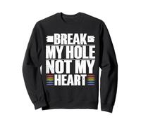 Break my Hole not my Heart funny Gay Sweatshirt