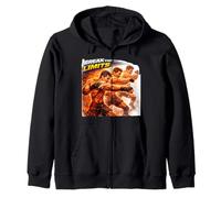 Break The Limits Fighter Motivation Art Zip Hoodie