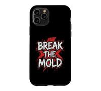 Break the Mold Distressed Grunge Typography Motivation Quote Case for iPhone 11 Pro