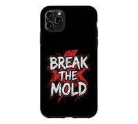 Break the Mold Distressed Grunge Typography Motivation Quote Case for iPhone 11 Pro Max