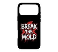 Break the Mold Distressed Grunge Typography Motivation Quote Case for iPhone 17 Pro Max