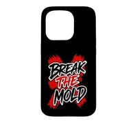 Break The Mold Motivational Distressed Typography Art Case for iPhone 15 Pro
