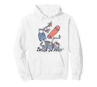 Break The Rules Rebel Skeleton Skater Skateboarder Pullover Hoodie