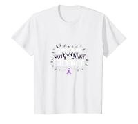 Break The Silence Domestic Violence Awareness Rally T-Shirt, Kids, White, 3 Years
