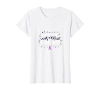Break The Silence Domestic Violence Awareness Rally T-Shirt, Women, White, XXL
