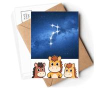 Break Through Adversity Beautiful Lucky Stars Postcards Envelopes Cards Mailing Year Horse