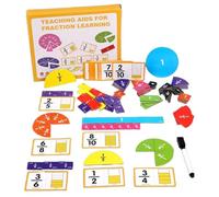 Break Tiles - Faction Circles Set, Educational Activities Learning Tools for Children Aged 3+ Primary School Classroom Home Lessons Practice Group Girls