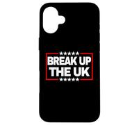 Break Up The UK Bold Stars Scottish Independence Case for iPhone 16 Plus