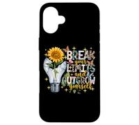 Break Your Limits And Outgrow Yourself Motivational Case for iPhone 16 Plus